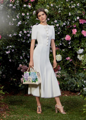Alexandra Micu for Dolce &amp;amp; Gabbana Ortensia 2017-2018 Collection