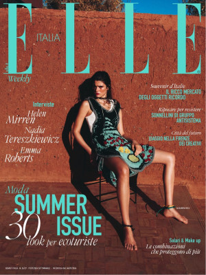 Alexandra Micu for Elle Italia N.27/2024 by Adriano Russo
