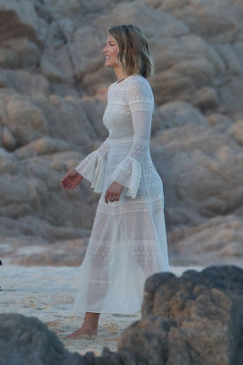 Ali Larter at a Beach in Cabo San Lucas 01/01/2018