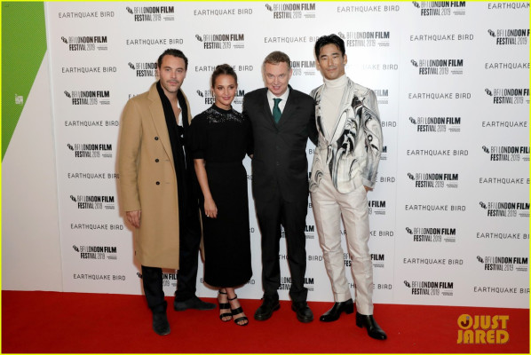 Alicia Vikander - &#039;Earthquake Bird&#039; Premiere at London Film Festival 10/10/2019