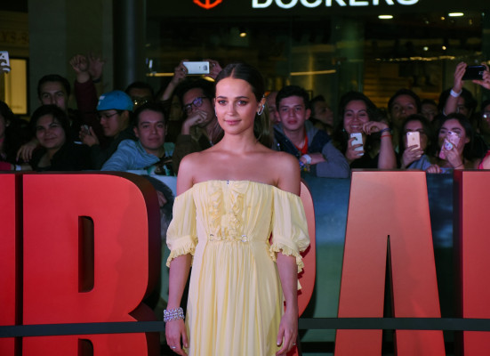 Alicia Vikander - Tomb Raider - Premiere in Mexico 03/10/2018