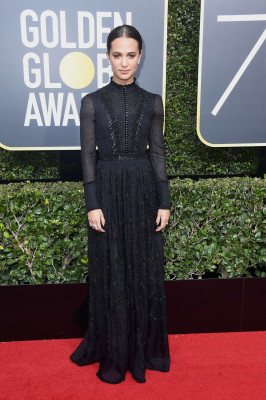 Alicia Vikander – 2018 Golden Globe Awards in Beverly Hills