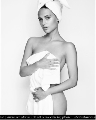 Alicia Vikander - Towel Series (2016)