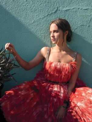 Alicia Vikander by Greg Williams for American Way (2018)