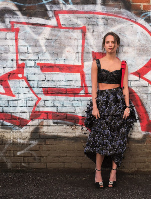 Alicia Vikander by Greg Williams for American Way (2018)