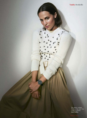 Alicia Vikander by Royal Gilbert for Vanity Fair On Time Spring 2025