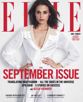 Alicia Vikander – ELLE Magazine US September 2017