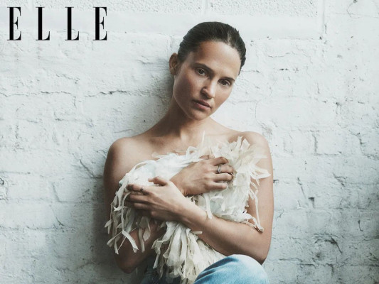 Alicia Vikander for Elle UK, September 2024
