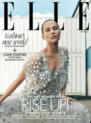 Alicia Vikander for Elle UK, September 2024