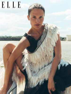 Alicia Vikander for Elle UK, September 2024