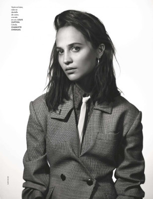 ALICIA VIKANDER in Elle Magazine, France August 2019