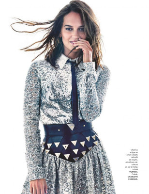 ALICIA VIKANDER in Elle Magazine, France August 2019