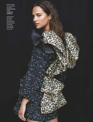 ALICIA VIKANDER in Elle Magazine, France August 2019