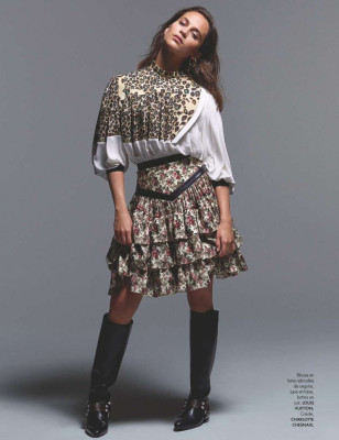 ALICIA VIKANDER in Elle Magazine, France August 2019