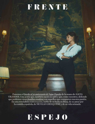 ALICIA VIKANDER in Vogue Magazine, December 2018