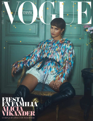 ALICIA VIKANDER in Vogue Magazine, December 2018