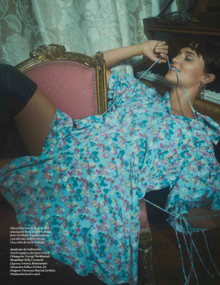 ALICIA VIKANDER in Vogue Magazine, December 2018