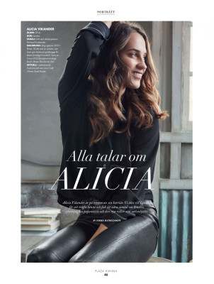 Alicia Vikander – Plaza Kvinna March 2018