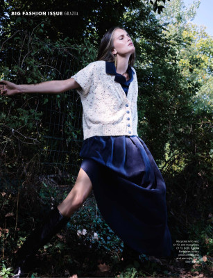Alla Kostromicheva ~Grazia UK October 2022