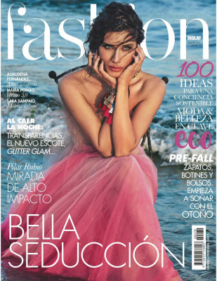Almudena Fernandez for Hola fashion Spain August 2018