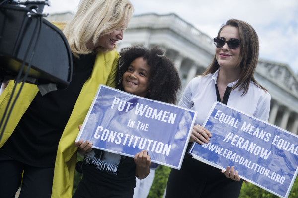 Alyssa Milano - Rally for the Equal Rights Amendment 06.06.2018