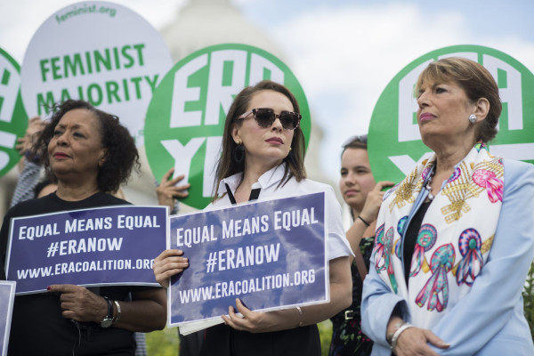 Alyssa Milano - Rally for the Equal Rights Amendment 06.06.2018