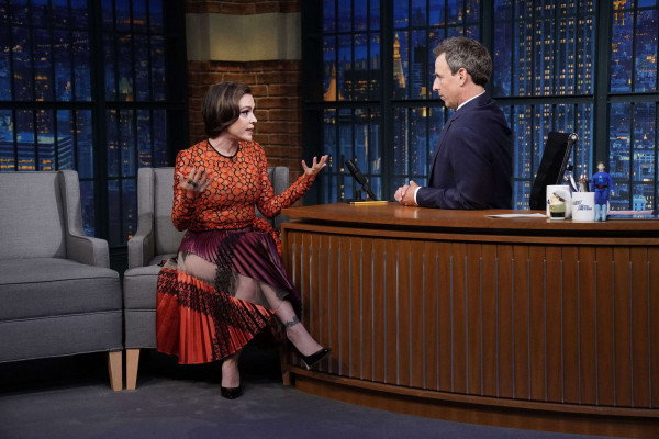 Alyssa Milano - Late Night with Seth Meyers