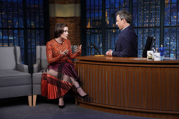 Alyssa Milano - Late Night with Seth Meyers