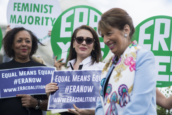 Alyssa Milano - Rally for the Equal Rights Amendment 06.06.2018