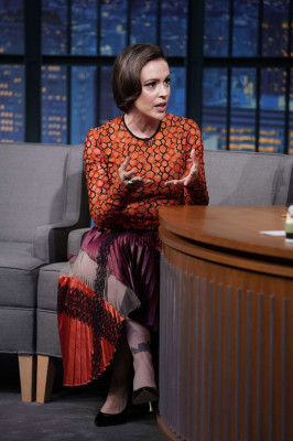 Alyssa Milano - Late Night with Seth Meyers