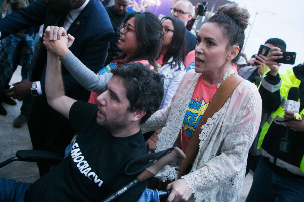 Alyssa Milano - Los Angeles Supports A Dream Act Now! 03.01.2018