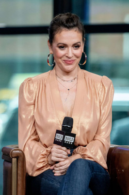 Alyssa Milano - BUILD Presents Insatiable