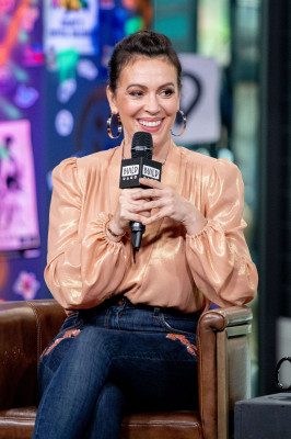 Alyssa Milano - BUILD Presents Insatiable