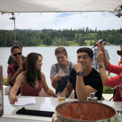 Alyssa Milano - Tempting Fate - 2019 - On Set