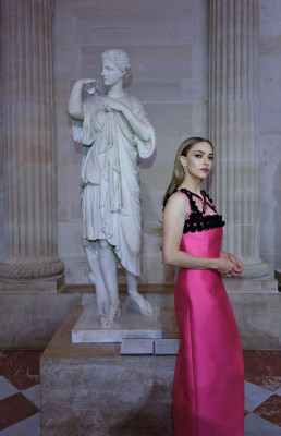 Amanda Seyfried by Ludovica Arcero for Lancôme Gala in Louvre at PFW 09/26/2023