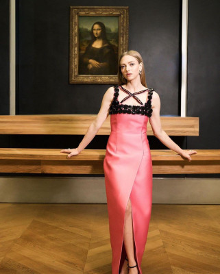 Amanda Seyfried by Ludovica Arcero for Lancôme Gala in Louvre at PFW 09/26/2023