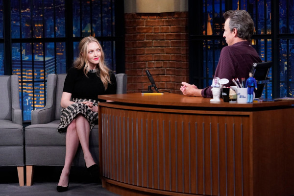 Amanda Seyfried - Late Night with Seth Meyers in New York 10/26/2021