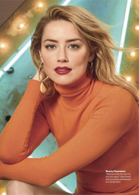 AMBER HEARD in Glamour Magazine, January 2019