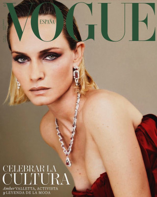 Amber Valletta by Txema Yeste for Vogue España || December 2020