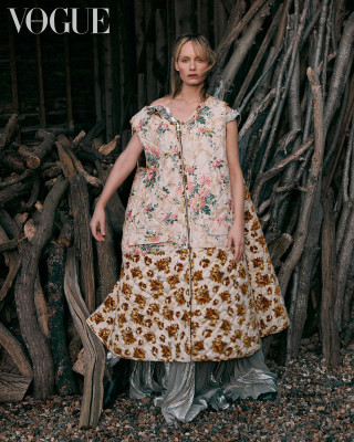 Amber Valletta for British Vogue January 2024