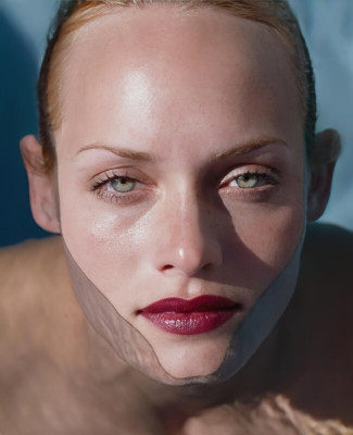 Amber Valletta by Herb Ritts