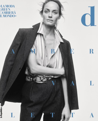 Amber Valletta ~ D la Repubblica Aprile 2023
