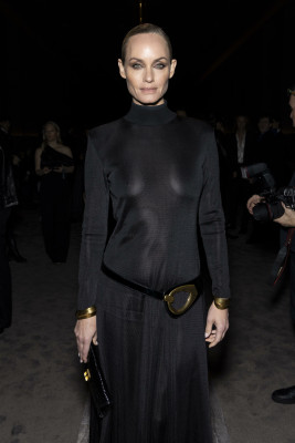Amber Valletta - Ferragamo F/W 2024 fashion show at Milan Fashion Week, 02/24/24