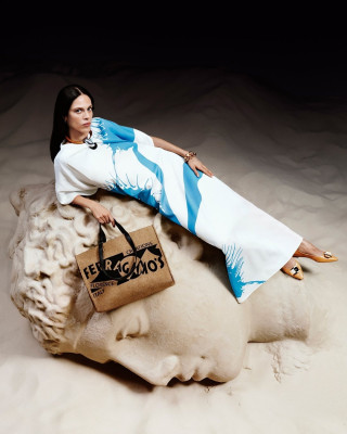 Aymeline Valade ~ Ferragamo Pre-Fall 2024 Campaign by Harley Weir