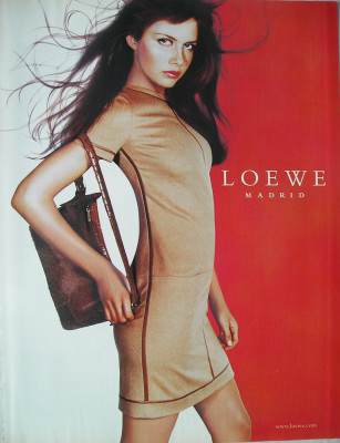Ana Claudia Michels for LOEWE advertisement December 2000
