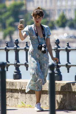 Ana de Armas - Out In Budapest 08/07/2016