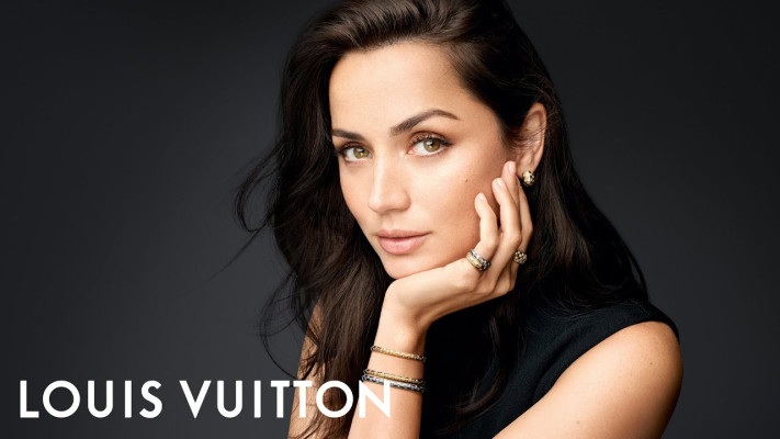 Ana de Armas by Ethan James Green for Louis Vuitton 'Le Damier' Campaign 2024
