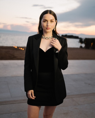 Ana de Armas - Louis Vuitton High Jewelry Deep Time Dinner in Greece 06/12/2023