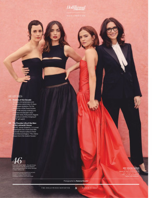 ANA DE ARMAS and ZOEY DEUTCH in The Hollywood Reporter, Power Stylists Issue Mar