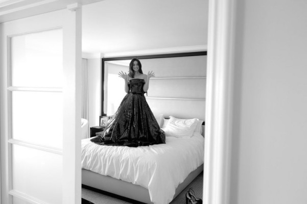 ANA DE ARMAS Getting Ready for Golden Globes 2020 Photoshoot
